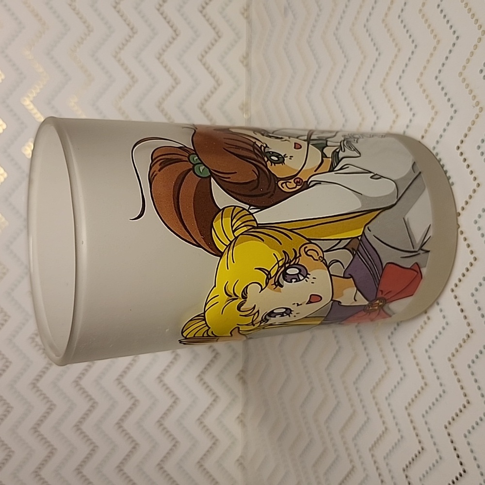 Vintagw Sailor Moon Character Glass